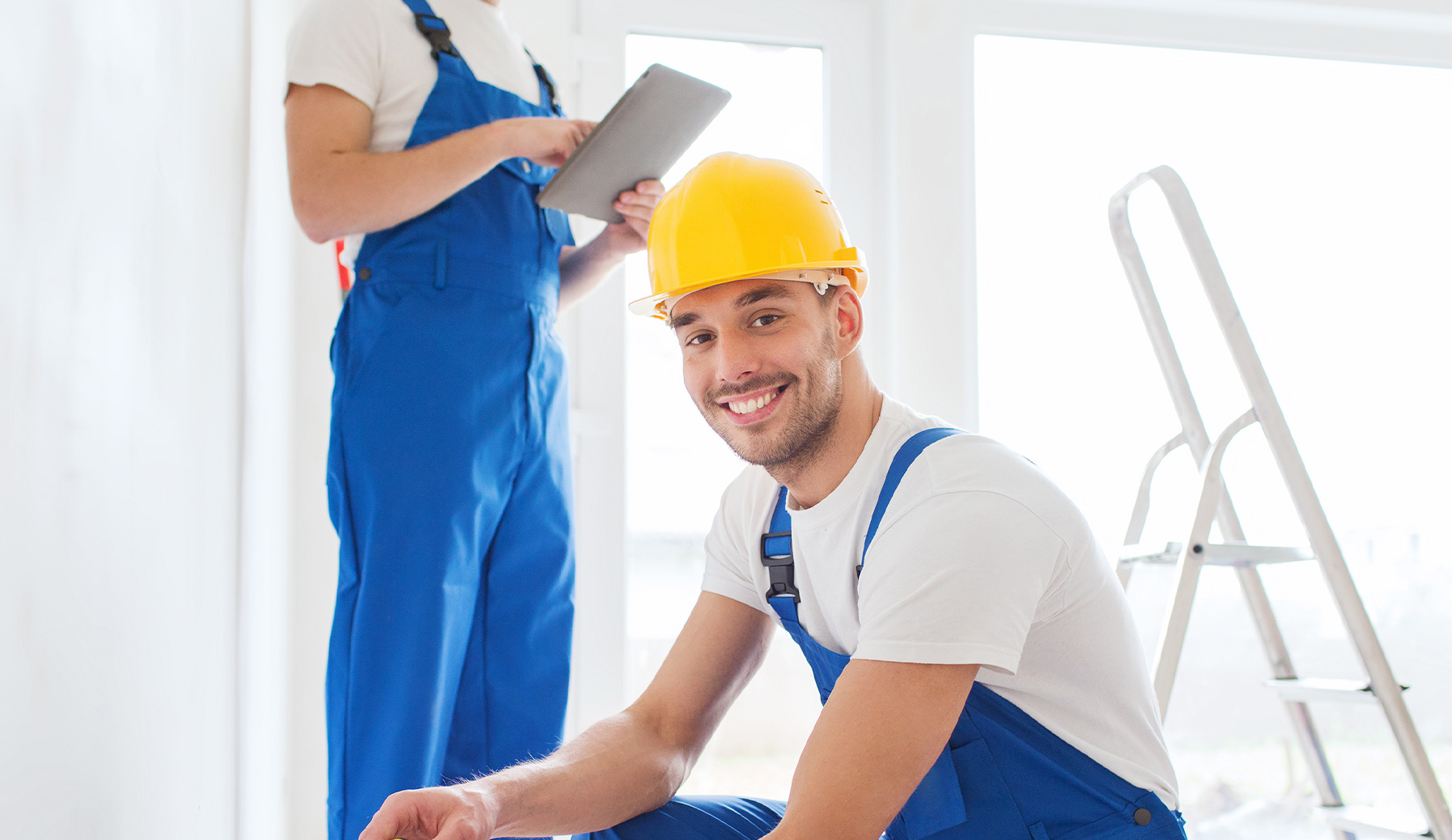 Technicians at work